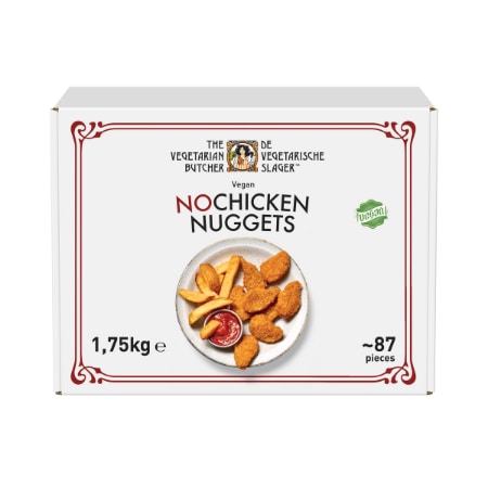 The Vegetarian Butcher NoChicken Nuggets, 1,75 kg - Gør dine foretrukne kødretter tilgængelige for vegetarer eller veganere! Med The Vegetarian Butcher kan du hurtigt og nemt servere klassiske retter men med plantebaseret kød. Takket være vores unikke opskrifter giver vores produkter dig den samme mundfølelse og oplevelse som ved traditionelt kød. Er dybfrosne.